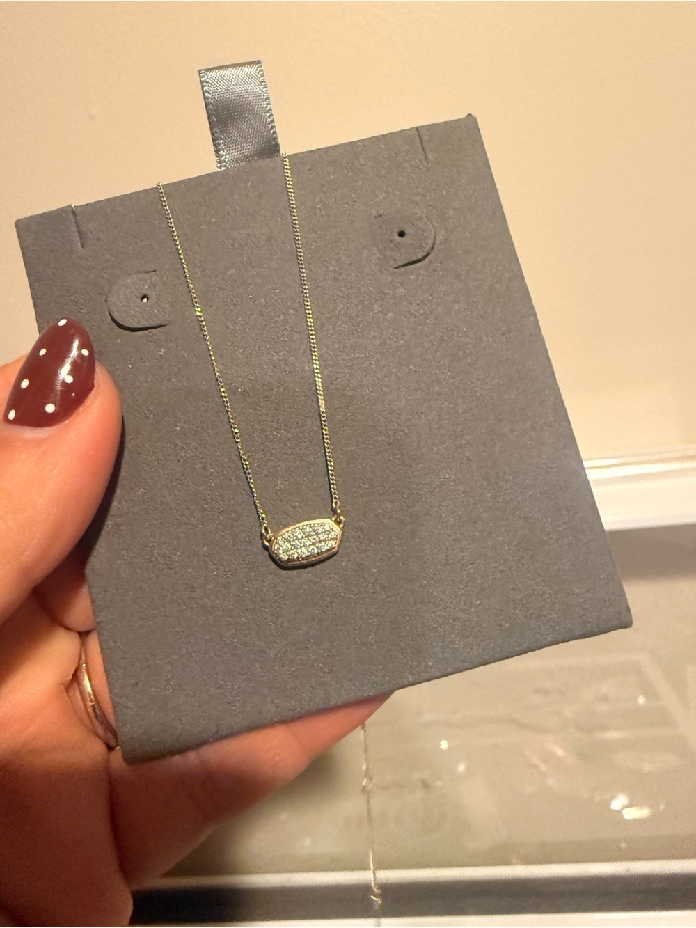 Kendra Scott Lisa Diamond Pendant Necklace - 14K Yellow Gold